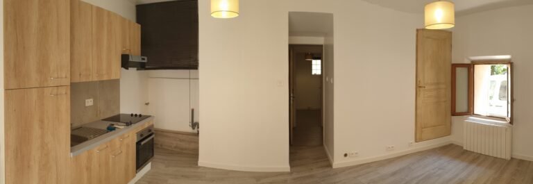 photo d'une rénovation complète d'un appartement
